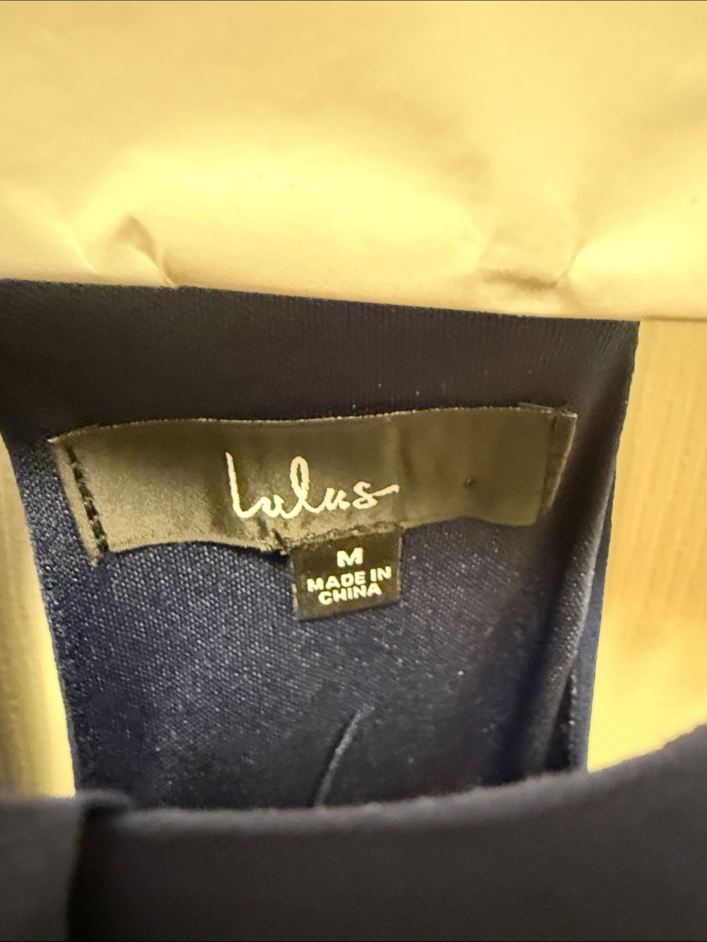 Lulu's Navy High Neck Strappy Dress - Picture 3 of 6